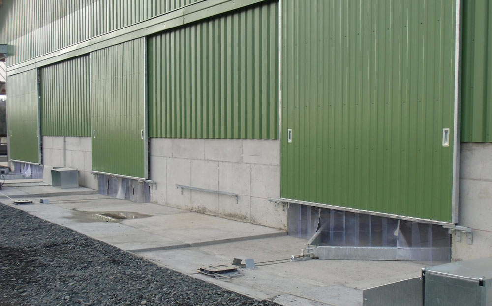 PVC Streifenvorhang Kühlraum